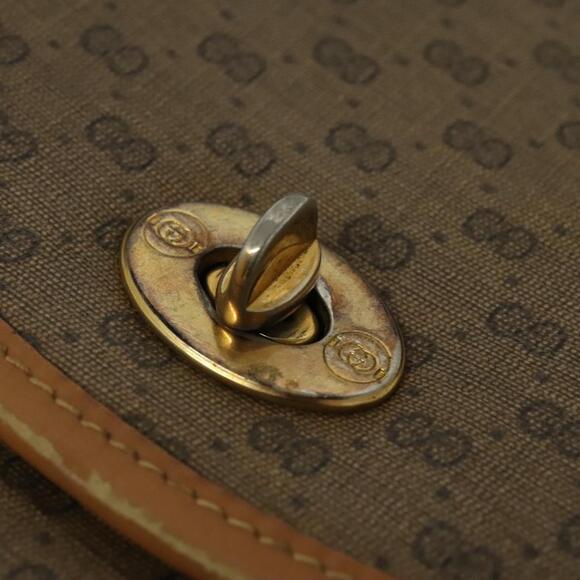 GUCCI Micro GG Supreme Shoulder Bag Pvc Beige Gold 001 58 001 58 - Picture 14 of 16